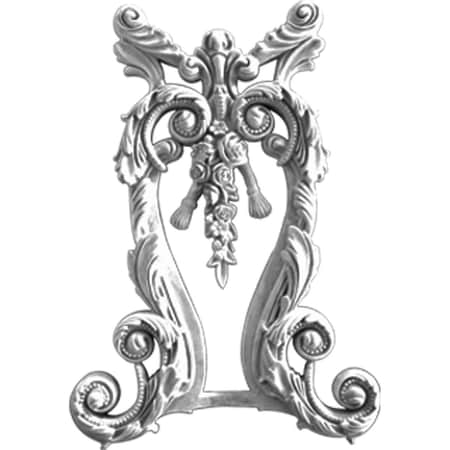 Ekena Millwork 13 1/2"W x 20"H x 1 1/4"P Monique Center Onlay ONL13X20X01MO